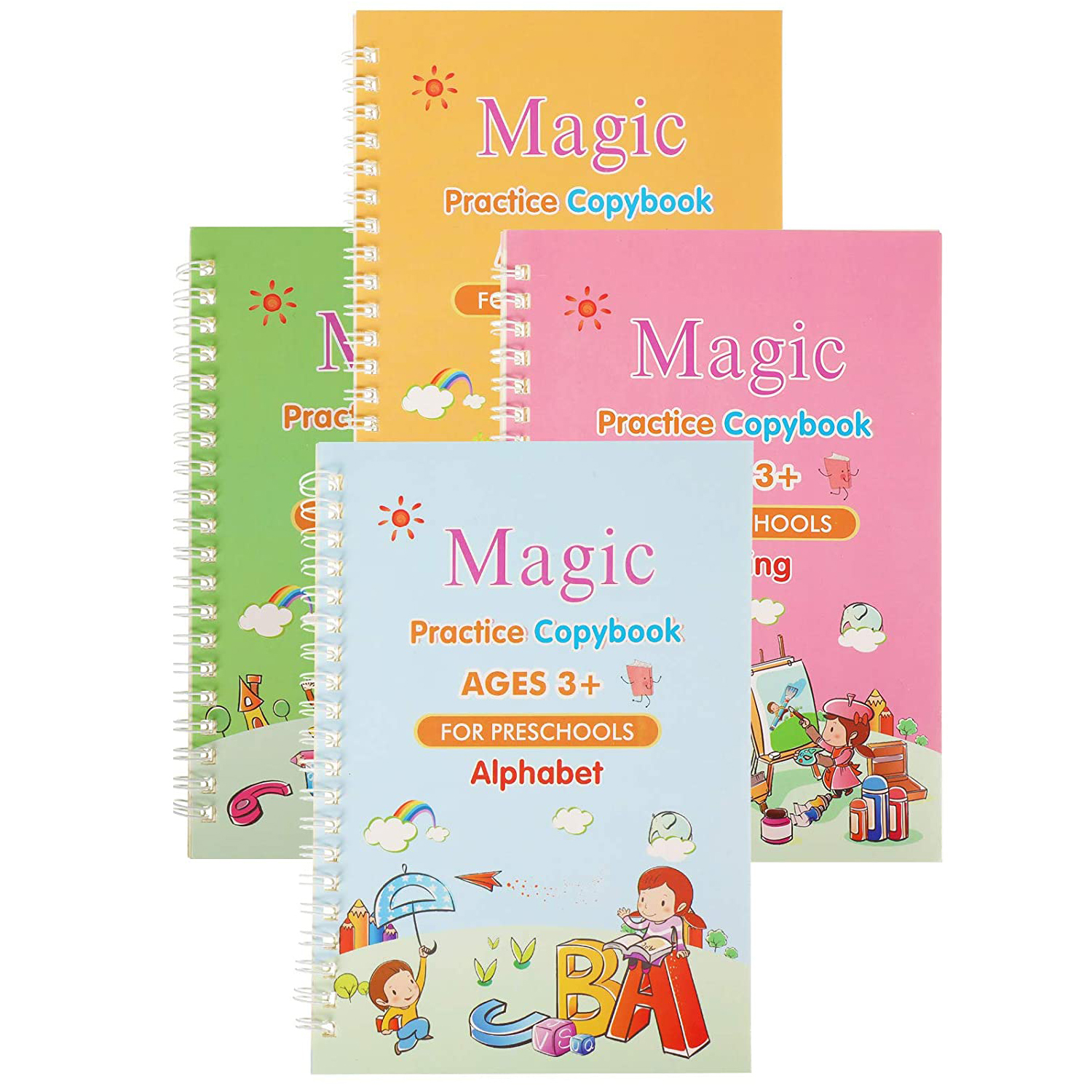 Magic Practice Copybook Kids Reusable Calligraphy Book Handwriting