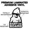 Baby on Board Sticker for Cars Sign Decal Adhesive Decal Funny Car Stickers