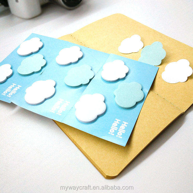 Cute Clouds Shape Mini Memo Pad Stationery Sticky Notes