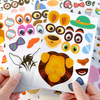 Make a face Sticker Sheets Set Make Your Own Animal Kids Sticker