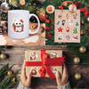 Vinyl Die Cut Cartoon Christmas Stickers Decorations for Laptop