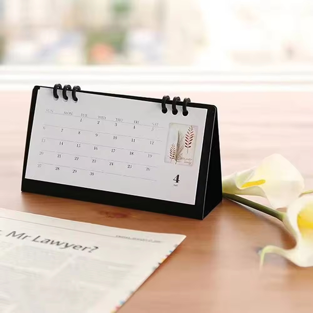 2024 Mini Flip Monthly Memo Notes Table Desk Calendar