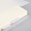 A6 Transparent Loose-leaf Book Index Sticker Notebook,Horizontal Line Book Notepad Diary For Student