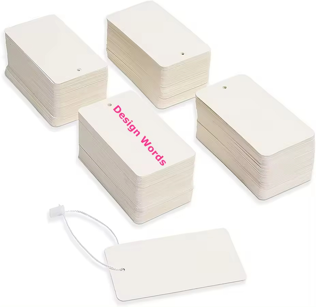 Hang Tags for Clothing Custom Paper Printed Gift Label Tags