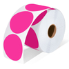 Self-Adhesive Vinyl Waterproof Logo Custom Multi-color 2" Round Circle Sticker Labels for Thermal Printer