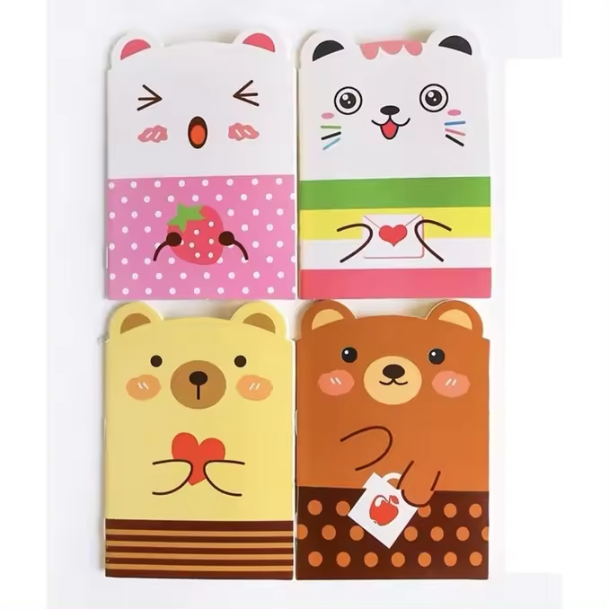 2024 New Children Gifts Funny Animal Prints Cute Mini Notebook with Paper Cover