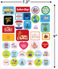 Planner Stickers Monthly Weekly Daily Colorful Journal Stickers Scrapbooking