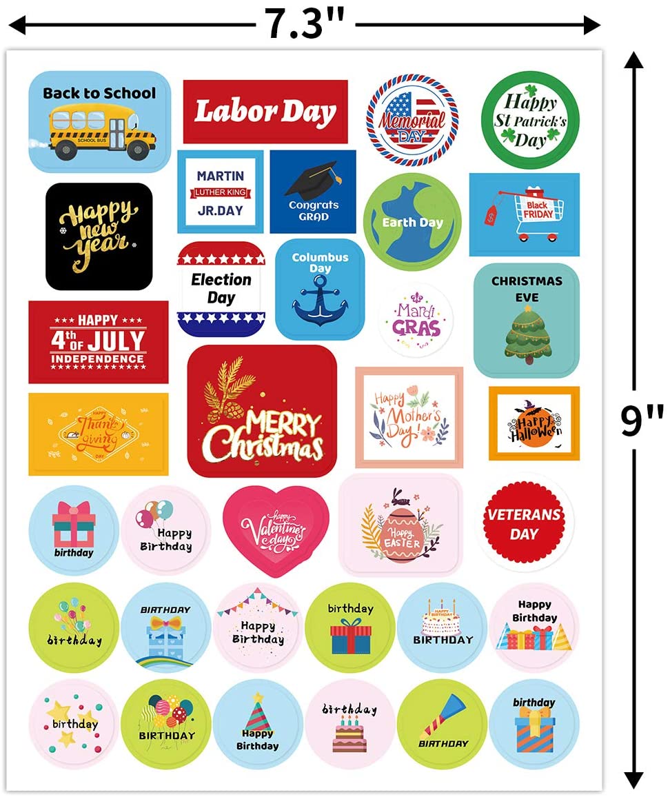 Planner Stickers Monthly Weekly Daily Colorful Journal Stickers Scrapbooking