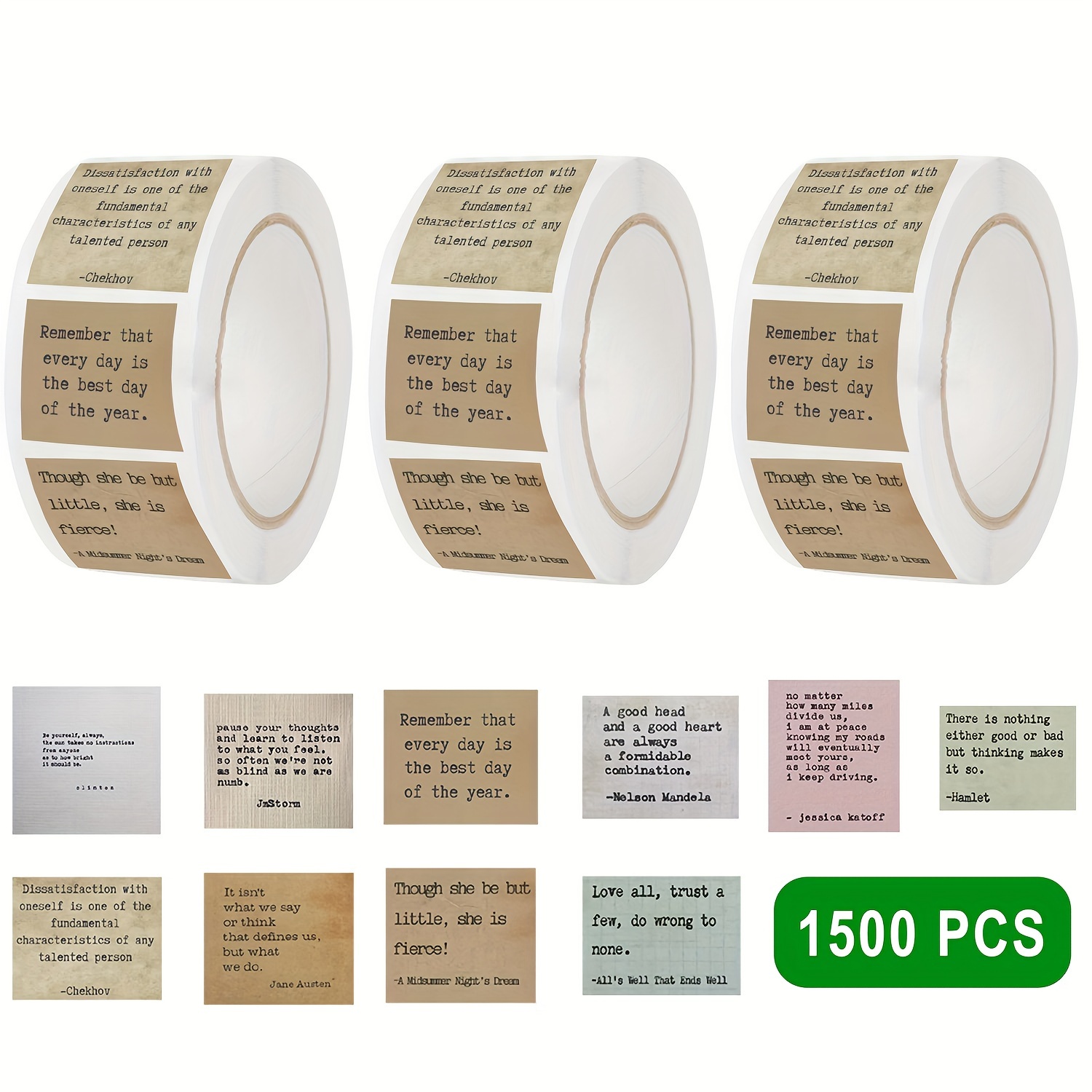 Vintage Jesus Stickers Roll - Inspirational Christian Labels Stickers for Water Bottle Planner Bible Stickers for Scrapbook