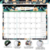 Floral Design Monthly Wall Calendar from Jul. 2025 - Dec. 2026 with Corner Protectors & Large Ruled Blocks