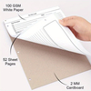 A4 Size To Do List Notepad Daily Task Planner with Checklist 52 Sheets Tear Off Note Pad with Calendar