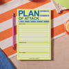Plan of Attack Daily Planner Notepad - English Language Adult To-Do List for Maximum Productivity, Goal-Oriented Task Management