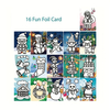 Foil Art Christmas DIY Toy No Mess Creative Travel Supply Set Idea Birthday Christmas Valentine Gift for Girl Boy Children