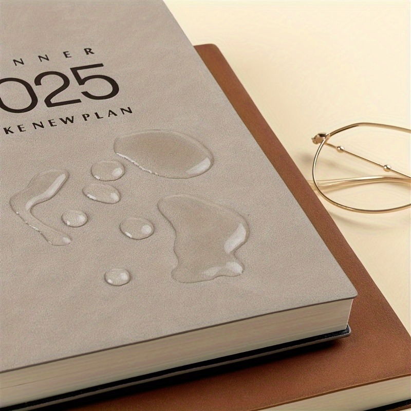 2025 365-Day Efficiency Organizer, Business Productivity Diary with Monthly & Weekly Planning, Self-Discipline Tracker