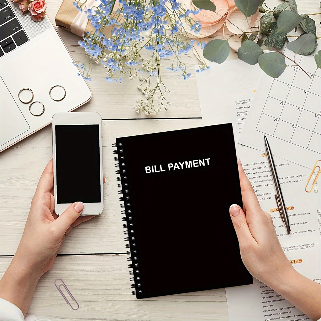 Monthly Bill Organizer & Planner for Personal Budgeting Financial Payments Checklist Organizer Bill Tracker Notebook Planner