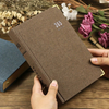 365 Days Annual Plan Notebook with Cloth Cover And Blank Inner Pages for Planning Work, Study, And Recording Daily Life