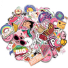 Anime Botton Decal Custom Vinyl Stickers Sheets Die Cut Waterproof Custom Stickers Die Cut 