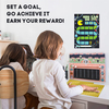 Kids Reward Chart Set with 10 Charts And Golden Star Stickers for Kids at Home Classroom Kids Routine Daily Chore Sticker