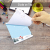 Custom Made Winter Notepads Tear Off Holiday Notepads Paper for Christmas Home School And Office