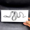 Custom Temporary Tattoo Sticker Sheet Waterproof Animals Fake Big Size Black Snake Stickers for Women Men Body Waist Arm Leg 