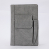 Refillable Lined Meeting Business Notebook with Front Pockets And Pen Pocket, Luxury A5 Size Hardcover Journal with 3 Pocket