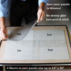 Jigsaw Puzzle Saver Peel Stick Glue Mat Sticks Sheets Clear with Strong Adhesive Puzzle Saver Sheets
