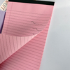 Custom Eco Friendly Kawaii Micro Perforated Writing Pad College Ruled Legal Notepads