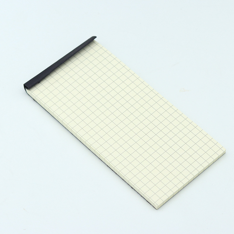 Magnetic Notepad for Fridge Budget Recipe, Custom Logo Printed Office Grid Wide Ruled Plain Blank Note Pad