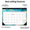 2025 Wall Calendar Schedule Paper Calendar Monthly Planner Desktop To Do List Calendar Home Office