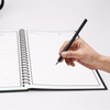 Waterproof & Reusable A5 Smart Notebook Set Scannable for Digital Use with Erasable Pen And Microfiber Wipe