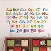 Colourful Animal Alphabet ABC Kids Wall Stickers Wall Decals Peel And Stick Removable Wall Stickers for Kids Nursery Bedroom