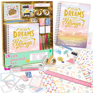 DIY Girls Journal Set for Teen Decorate Her Planner/Organizer Birthday Gift Cute Art Crafts Scrapbook Stationary Kit