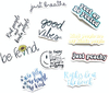 Custom Vinyl Luggage Stickers Pack