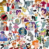 Futurama Laptop Vinyl Cartoon Stickers for Kids Anime Sticker