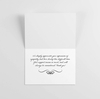Funeral Thank You Cards with Message Inside, 25 Cards with Envelopes