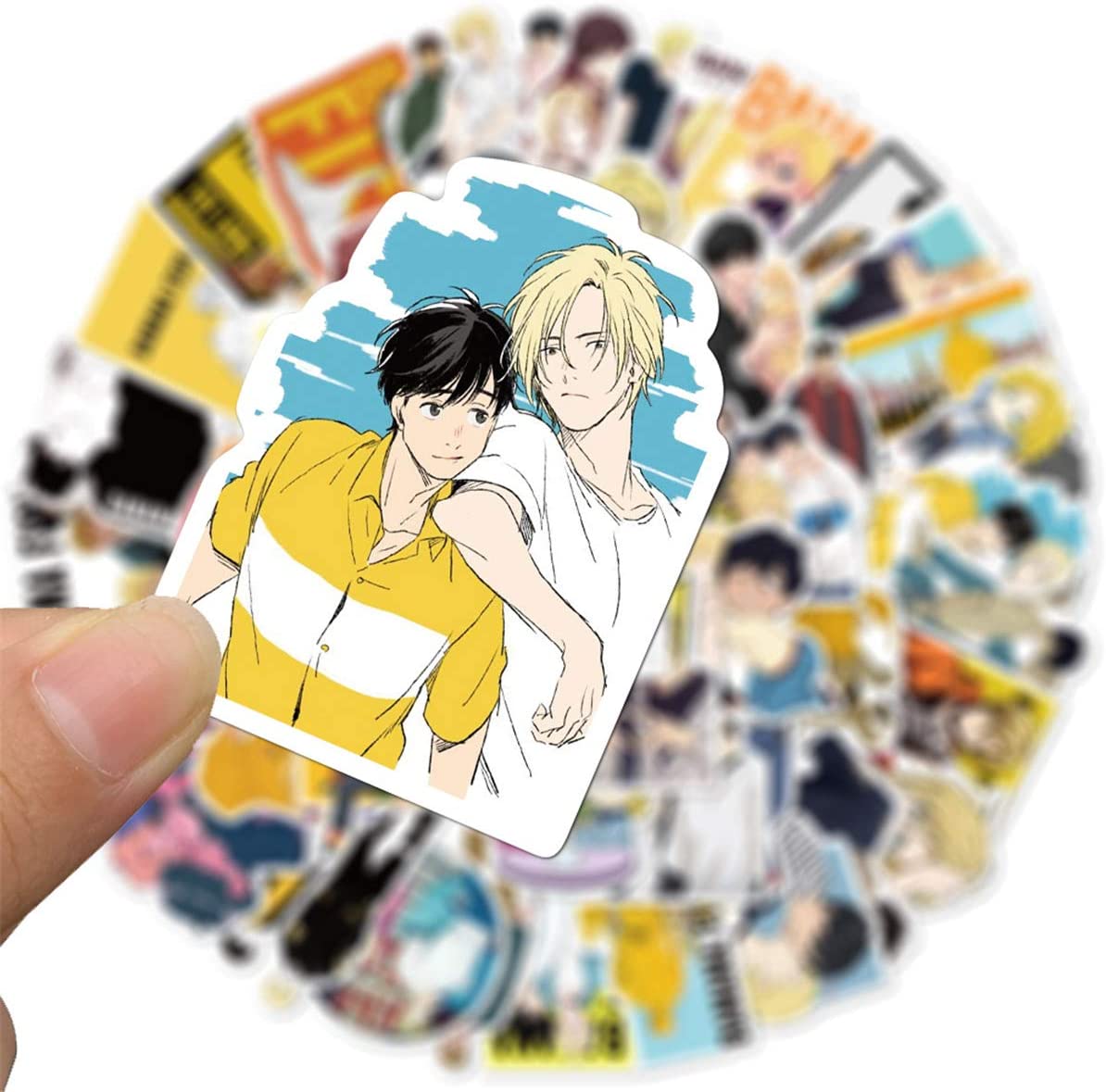Anime Banana Fish Stickers Label Luggage Laptop DIY Die Cut Stickers