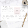Weekly Planner Sticky Personalized Notepad 10" X 6"