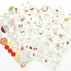 Cute Rabbit Cartoon Animals Kiss Cut Customized PVC Stickers