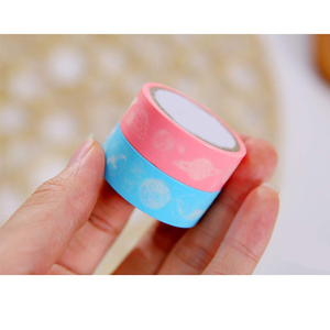 Custom Pronted Luminous Vintage Washi Tape Set Masking Tape Decorative For Bullet Journal Supplies