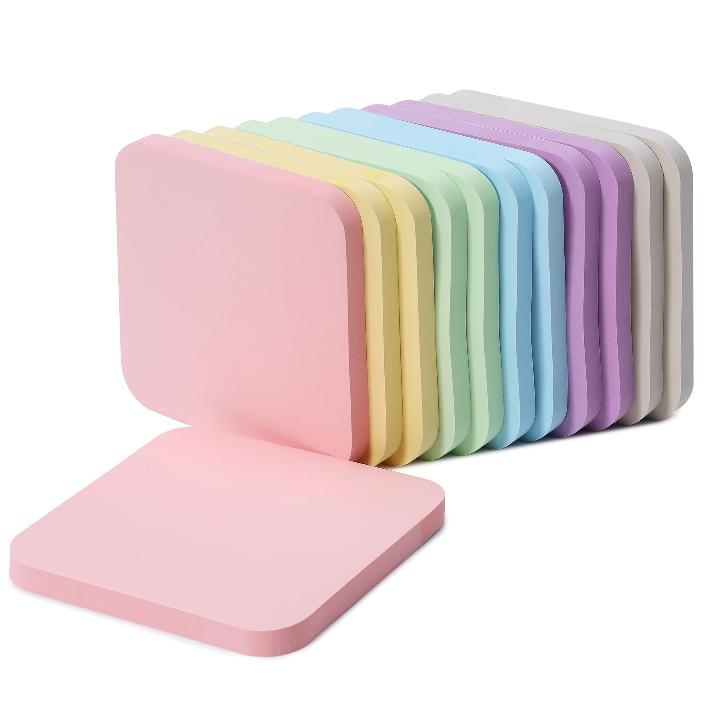 Creative Paper Sticky Note with Round Corner & Multiple-color Colorful Sticky Note Sticky Pads Note Pad