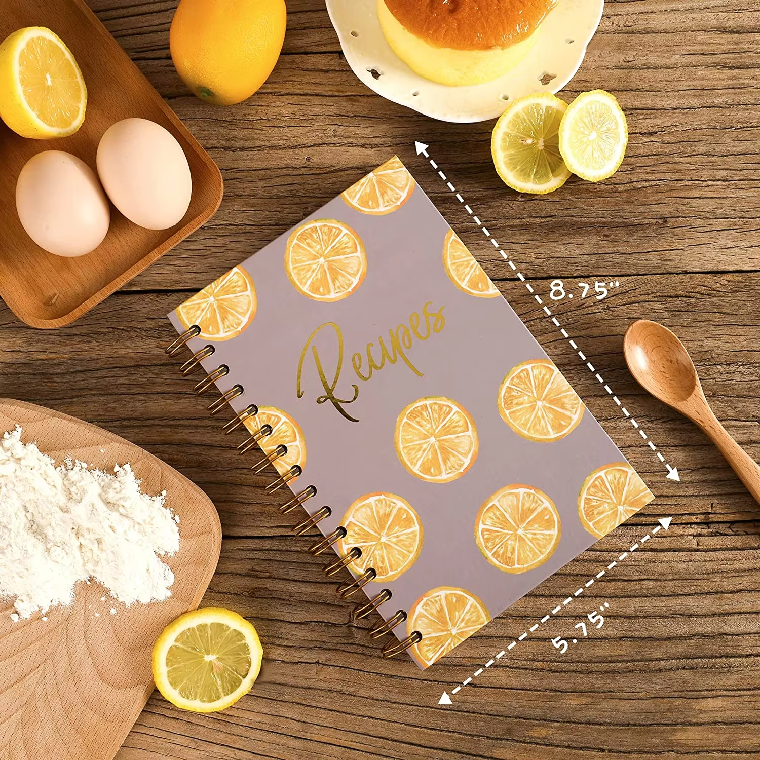 Spiral Bound Blank Recipe Book Custom Recipe Organizer Cooking Recipe Journal Planner Inserts Cook Book