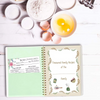 Recipe Notebook Journal Blank Cookbook Recipe Book 8.5" x 11" Blank Recipe Book to Write in with Tabs Stickers