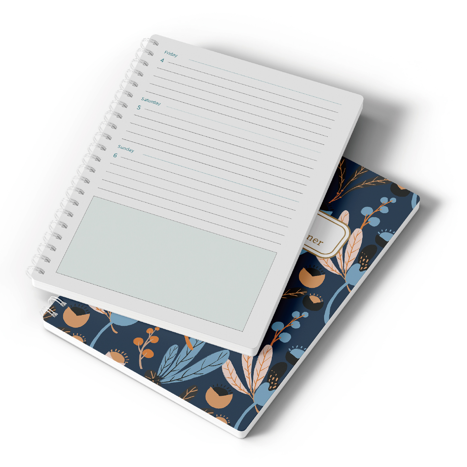 Dated Planner And Calendar Start Sunday Ruled Weekly And Monthly Jan. 2025 - Dec. 2025 Spiral Notebooks