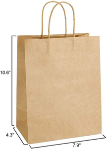 Kraft Paper Bag Gifts Wedding Christmas Party for Shopping Bags