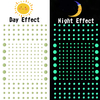 Glow in The Dark Stars with Crescent Moon Luminous Fluorescent Stickers Children's Room