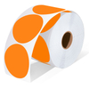 Self-Adhesive Vinyl Waterproof Logo Custom Multi-color 2" Round Circle Sticker Labels for Thermal Printer