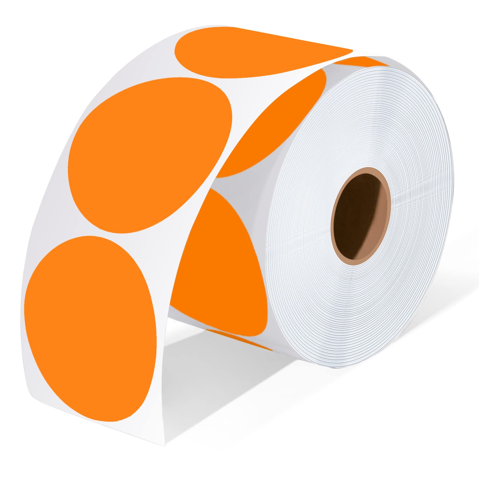 Self-Adhesive Vinyl Waterproof Logo Custom Multi-color 2" Round Circle Sticker Labels for Thermal Printer