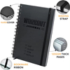 A5 Sturdy Workout Log Book to Track Gym & Home Workouts Fitness Journal Workout Planner for Men & Women