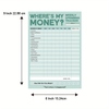 Weekly Money Tracker Notepad - 6x9 Inch Budgeting & Spending Journal with Soft Cover Binding, Monthly Savings Helper Pad