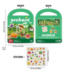 Reusable Waterproof Easy To Clean Jelly Stickers Book for Kids, Cartoon Themed Easy Peel & Stick for Early Learning